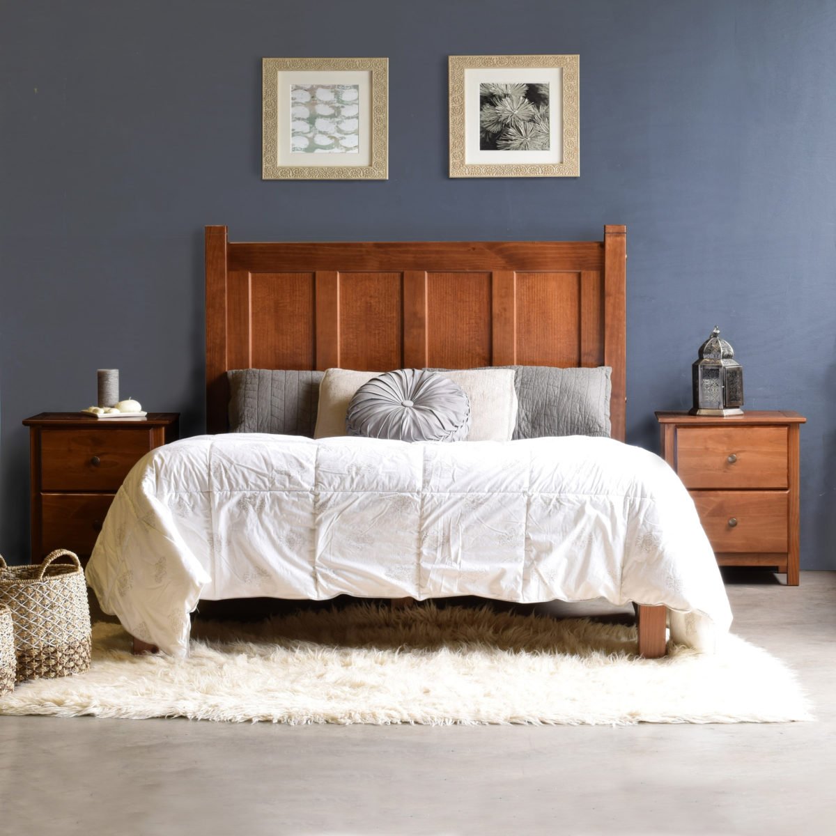 Buy Queen Size Teak Wood Platform Bed Online | TeakLab